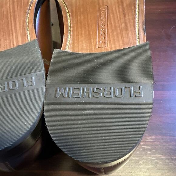 Sz 8 D FLORSHEIM Men's Dress Shoes Cap Toe Balmoral Oxford Leather - Picture 9 of 11